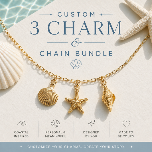 3 charm & chain bundle (LIVE)